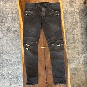 Balmain distressed skinny jeans